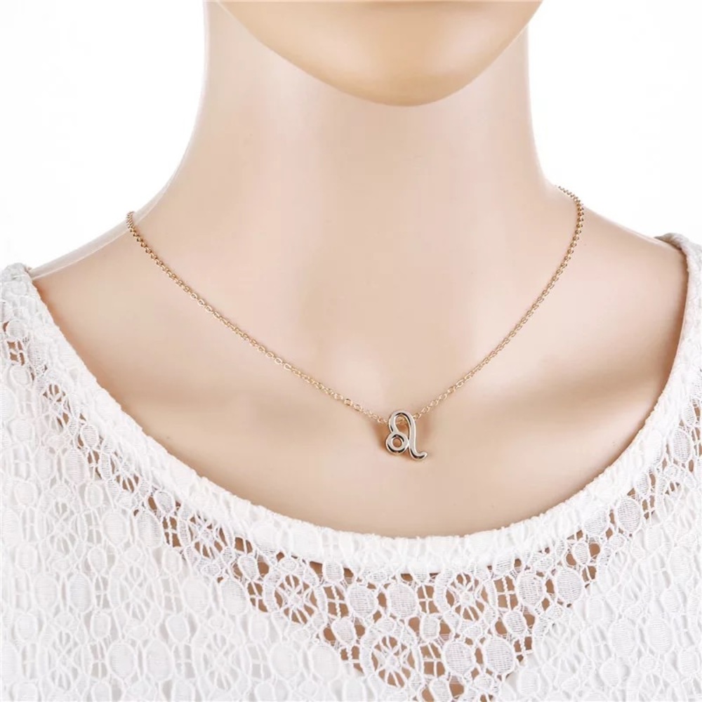 Gold/Silver Zodiac Sign Necklace - Picture 6 of 6